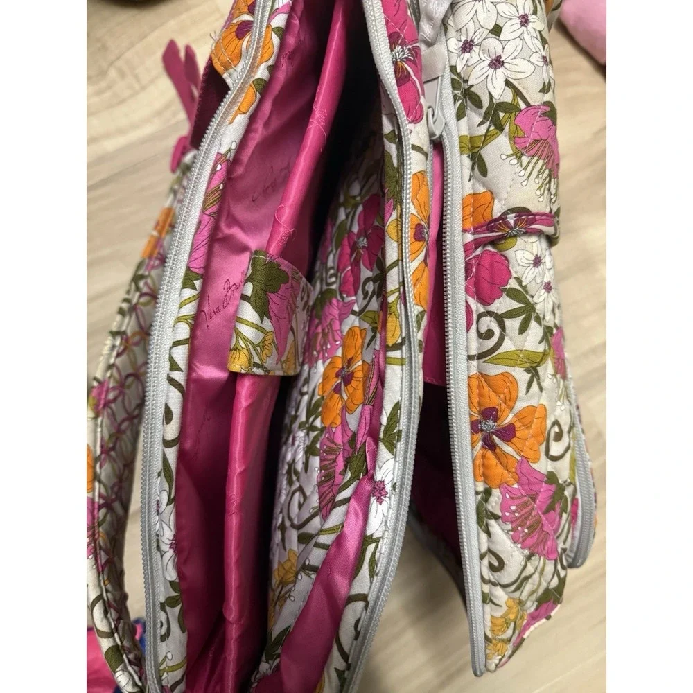 Vera Bradley Iconic Floral Tea Garden Campus Backpack/Laptop Excellent Condition